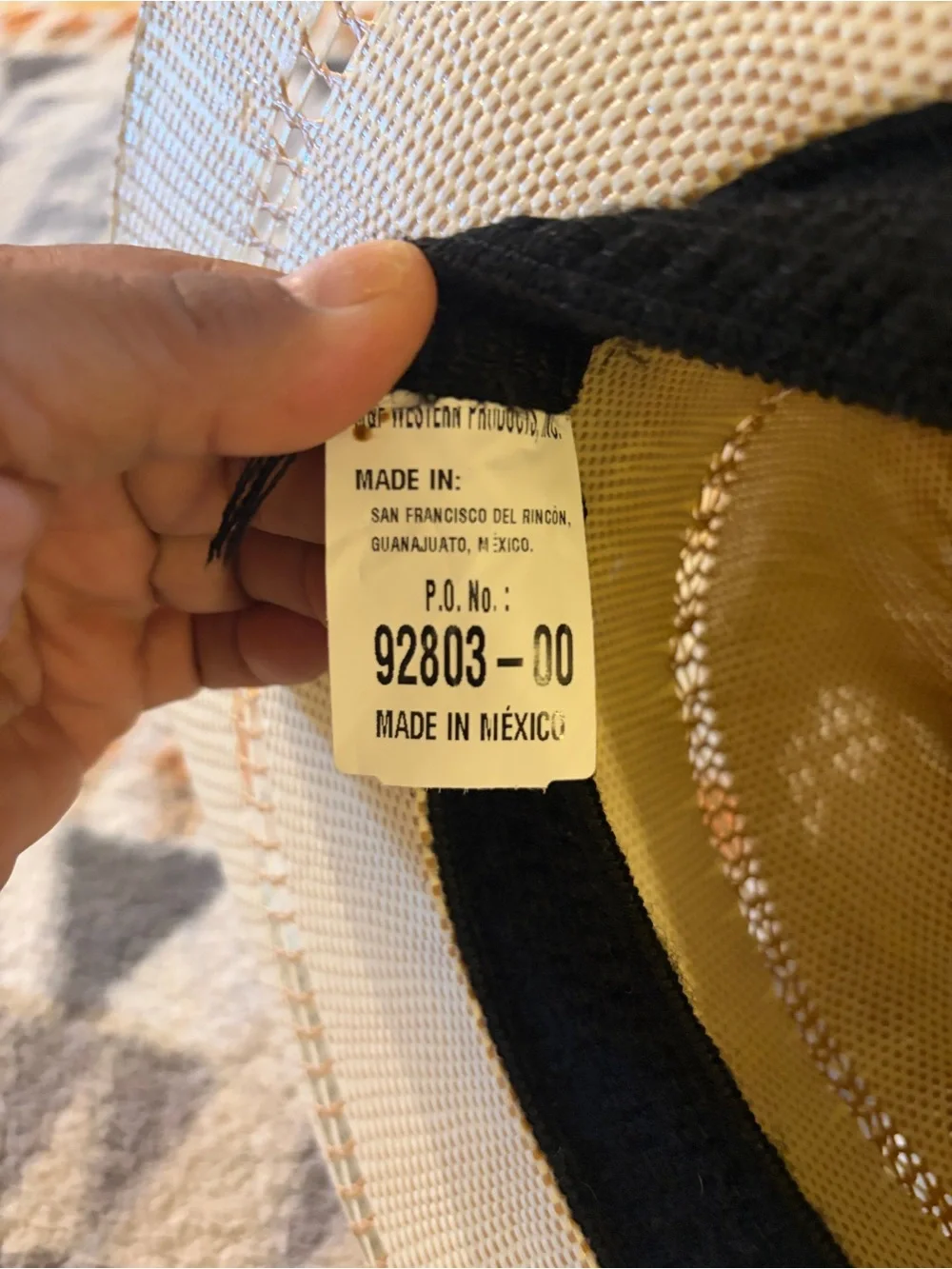 Kid's Ariat Beige Cowboy Straw Hat